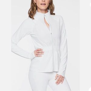 Athleta Women's Bright White Full-Zip Jacket